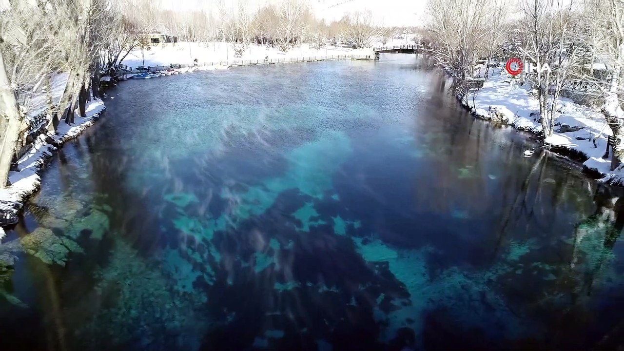 Anadolu'nun Nazar Boncuğu 'Gökpınar Gölü' Buz Tuttu