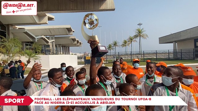 Football: les Eléphanteaux vainqueurs du tournoi UFOA-B face au Nigeria (3-2) accueillis à Abidjan