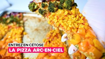 Régime keto : la pizza arc-en-ciel