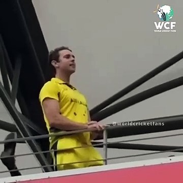 An Australian fan chanting _Bharat Mata Ki Jai_ that's the impact we Indians left on Australia