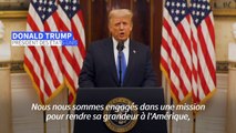 Trump s'adresse aux Américains dans une vidéo d'adieu