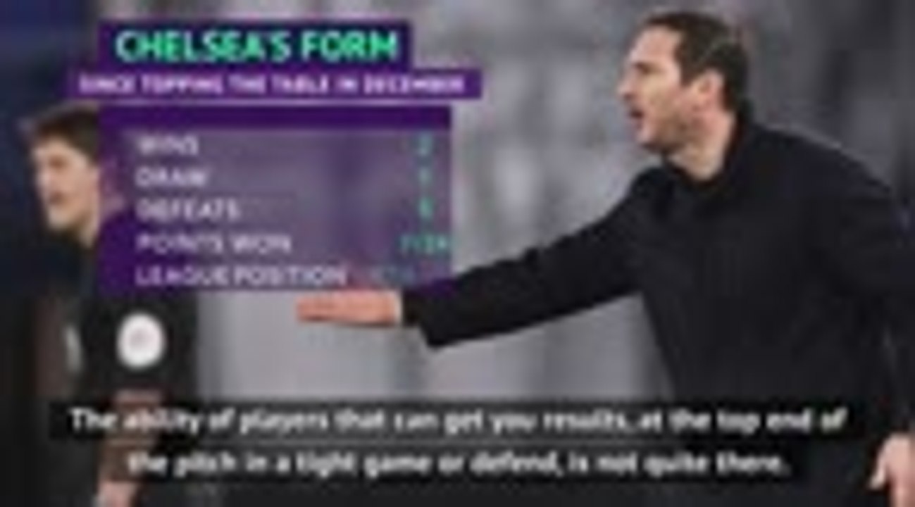 Chelsea 'not a club ready to compete' for titles - Lampard