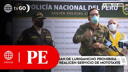 Alcalde de SJL prohibirá que extranjeros realicen servicio de mototaxi | Primera Edición