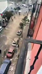 Una explosión destroza un edificio en Madrid. Vídeo de @valleejooo_