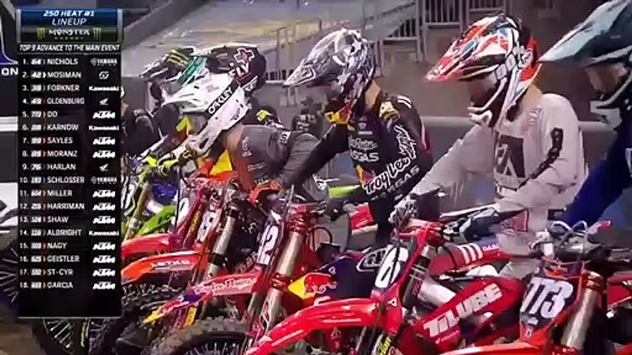 2021 AMA Supercross Round 2 - Houston 2 (East) - 250SX Heat 1