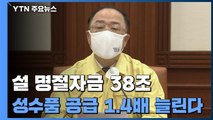 설 명절자금 38조 지원...성수품 공급 1.4배 늘려 / YTN