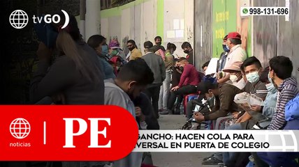 Hace largas cola para solicitar información sobre Bono Universal | Primera Edición