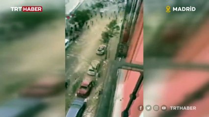 Madrid'de şiddetli patlama