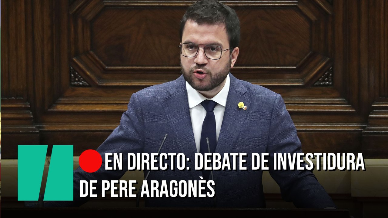 EN DIRECTO: Debate de investidura de Pere Aragonès