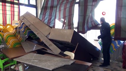 Akkuya'daki patlama anı kamerada