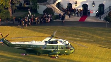 - Trump, Beyaz Saray'a veda etti