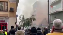- İspanya'nın başkenti Madrid'de bulunan bir binada henüz belirlenemeyen bir nedenle şiddetli patlama meydana geldi.