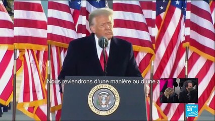 Investiture de Joe Biden : "les deux visages" de Donald Trump