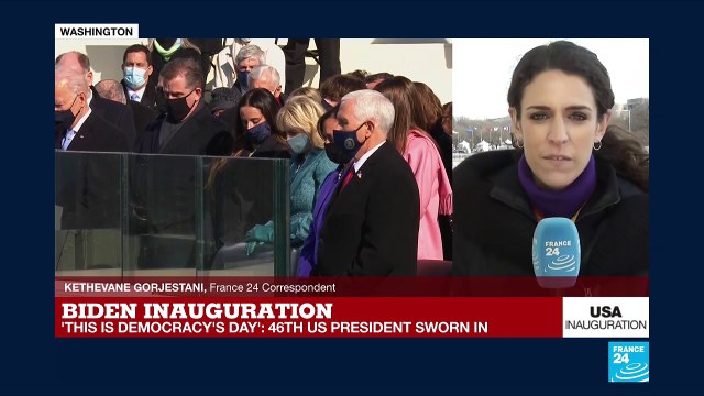 Joe Biden and Kamala Harris sworn in as US President and VP in ‘odd ceremony’