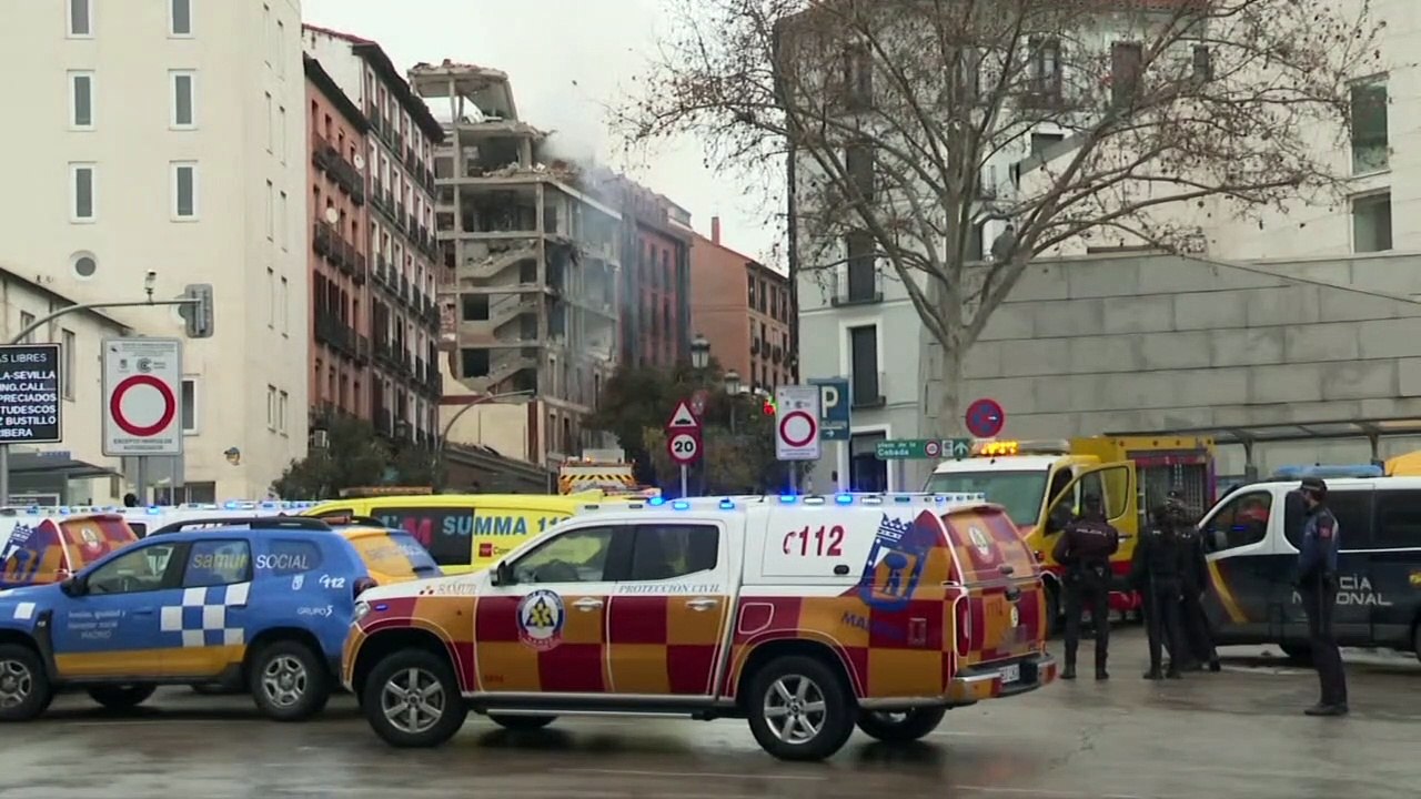 Explosion in Madrid: Mindestens zwei Tote