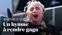 Lady Gaga chante l'hymne américain lors de l'investiture de Joe Biden