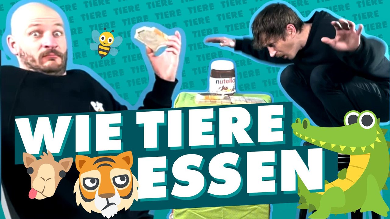 25 verrückte Arten, wie Tiere ein Nutellabrot essen würden!