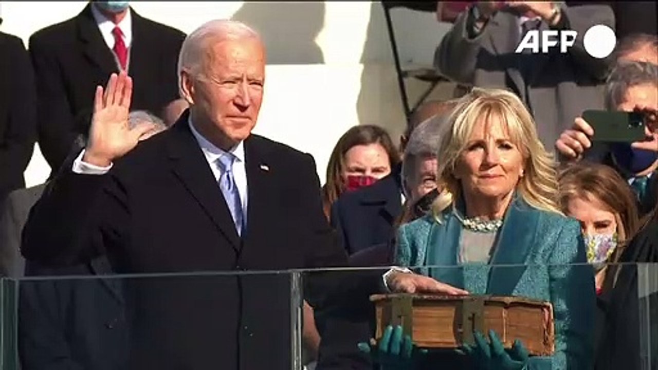 Joe Biden als 46. US-Präsident vereidigt