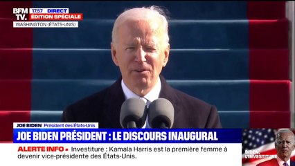 Joe Biden: "Je serai le président de tous les Américains"