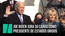 Joe Biden jura su cargo como presidente de Estados Unidos