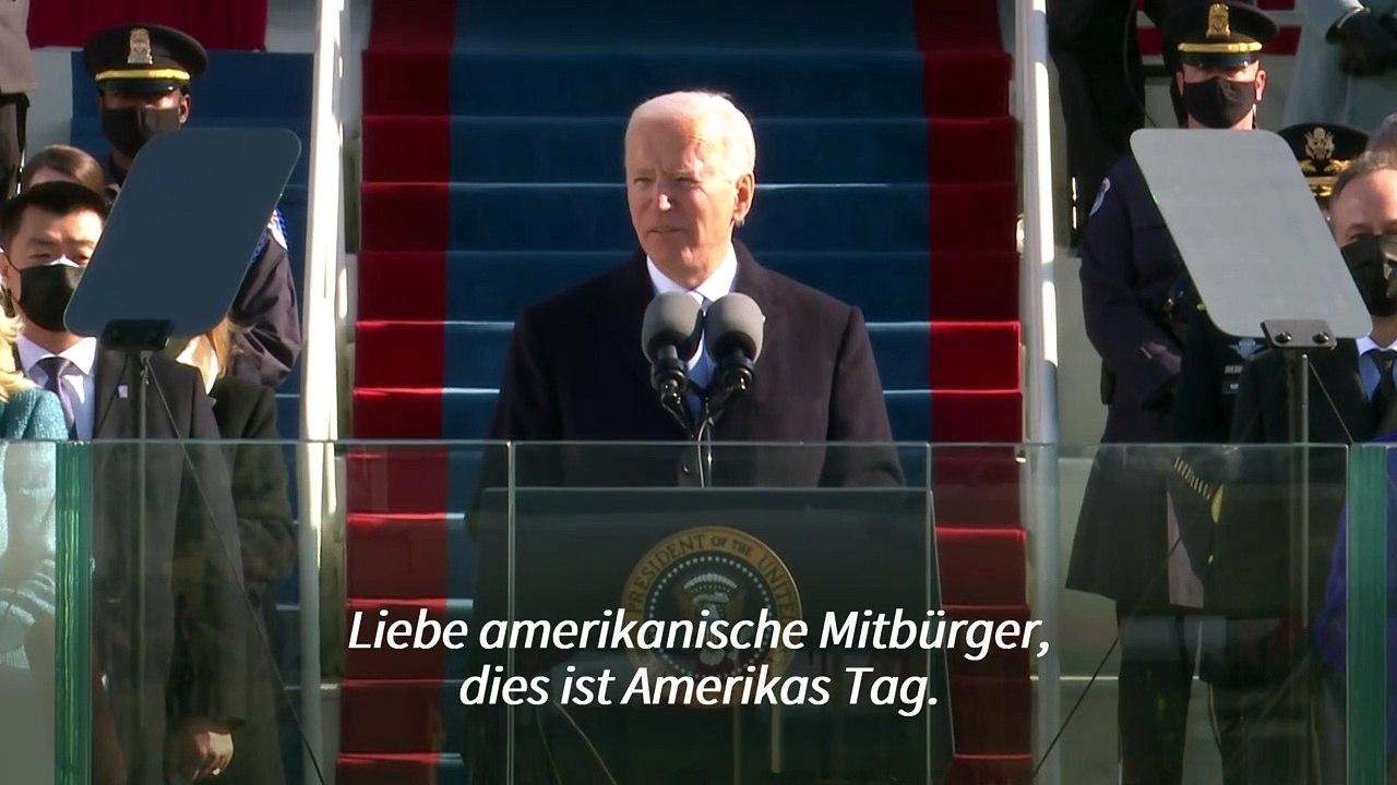 US-Präsident Biden ruft US-Bürger zur Einheit auf