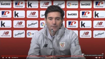 Marcelino avisa sobre su rival en la Copa: "El Ibiza es el mejor de los 102 equipos de la Segunda B"