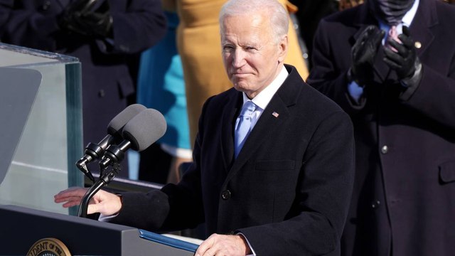 Joe Biden hizo un llamado a la unidad en su primer discurso