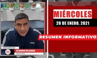 Resumen de noticias miércoles 20 de enero  2021 / Panorama Informativo / 88.9 Noticias