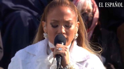 Jennifer López canta This Land is Your Land en la inauguración del presidente Joe Biden y habla en español