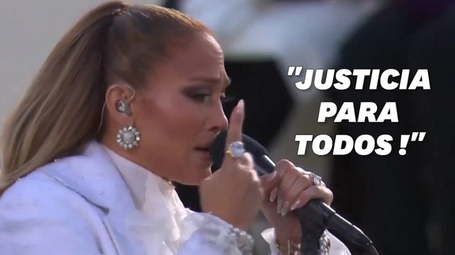 Pendant l'investiture de Joe Biden, Jennifer Lopez lance Justicia para todos