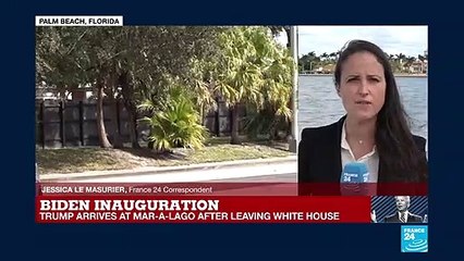 Trump supporters welcome ex-president as he reaches Mar-o-Lago residency