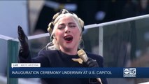 Lady Gaga performs at President Joe Biden's inauguration