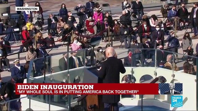 Joe Biden in his inauguration speech: Democracy has prevailed