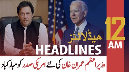 ARY NEWS HEADLINES | 12 AM | 20th JANUARY 2021
