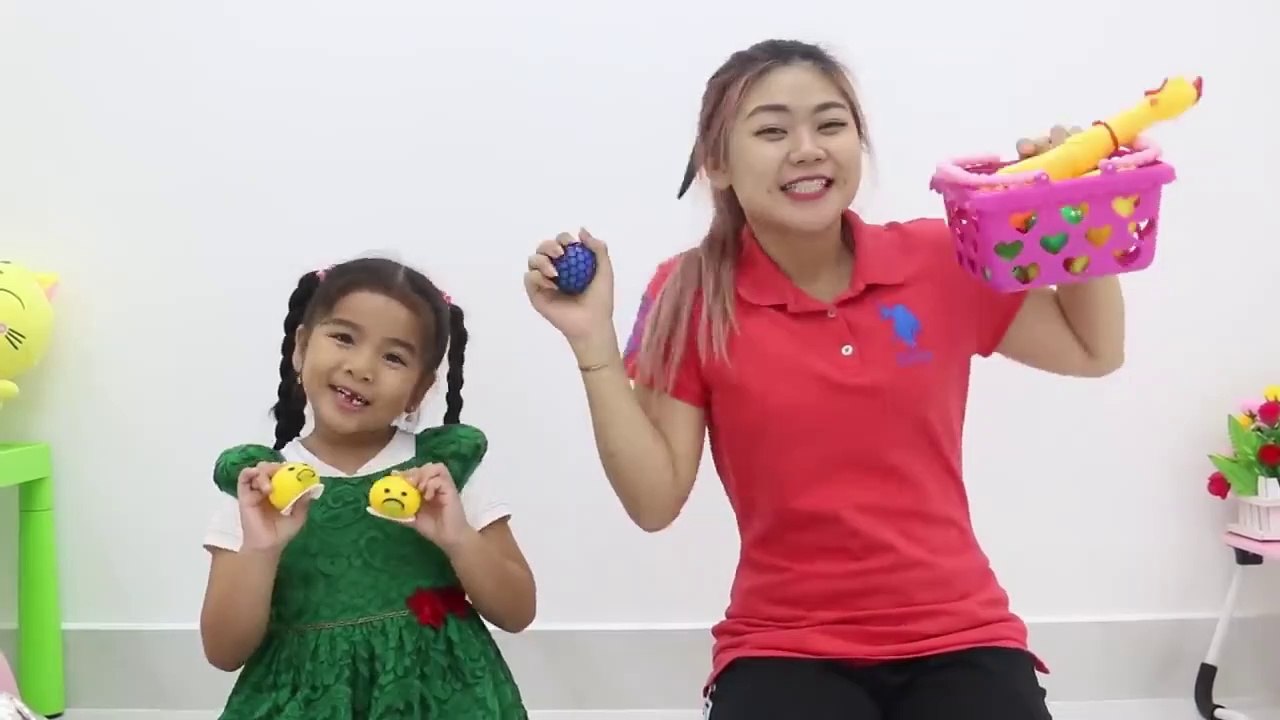 Suri Pretend Play Crushing Kids Toys with Toy Car Satisfying Experiment for Kids