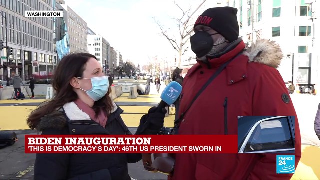 No big crowds in Washington for Joe Biden inauguration but ‘weight was lift’, residents say