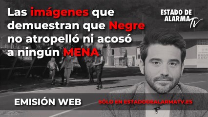 Las imágenes que demuestran que Negre no atropelló ni acosó a ningún mena