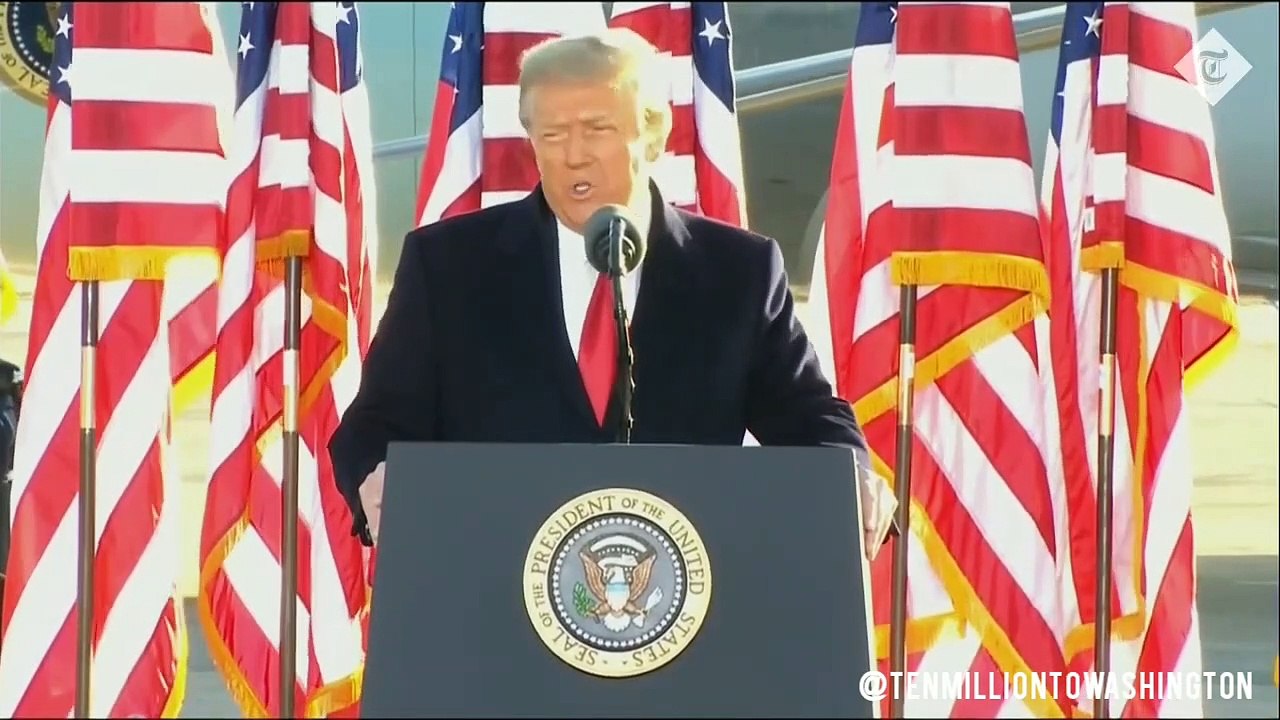 Donald Trump leaves White House. Part 2.