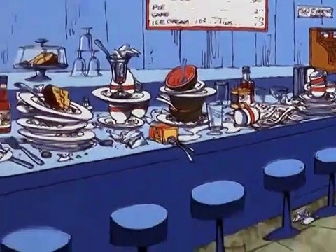 The Pink Panther. Ep-064. Pink blue plate. 1971 TV Series. Animation. Comedy