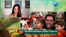 Así celebra Flor María Palomeque sus 15 años de matrimonio