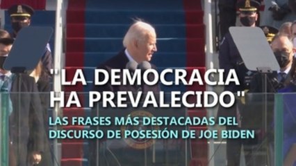 Las frases más significativas del discurso de Biden