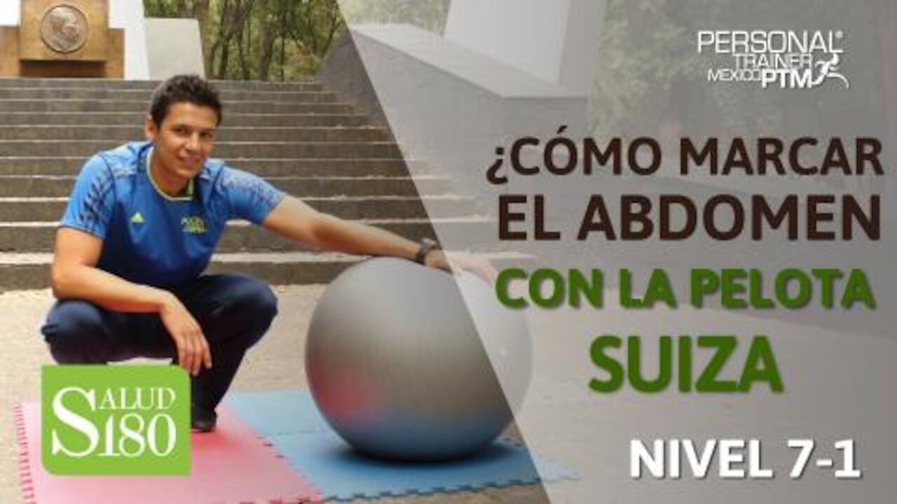 ¿Cómo marcar el abdomen con 3 ejercicios con pelota suiza?