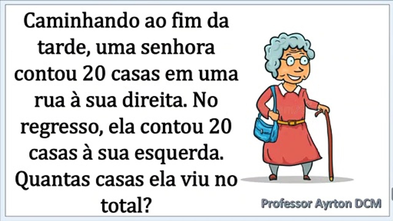 Charada Matemática - Você Consegue responder?