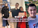 On the Spot: Filipino celebrities and personalities who studied abroad