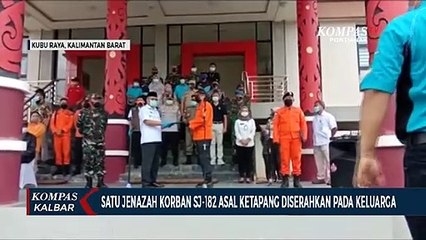 Pemprov Kalbar Serahkan Jenazah Korban SJ-182 Beben Sopian pada Keluarga
