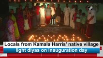Locals from Kamala Harris’ native village light diyas on inauguration day