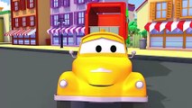 Tom la Dépanneuse et le Camion Poubelle à Car City| Voitures et Camions, dessin animé pour enfants