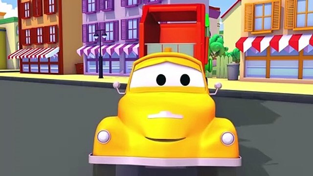 Tom la Dépanneuse et le Camion Poubelle à Car City| Voitures et Camions, dessin animé pour enfants
