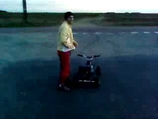 Roue raté quad pocket bourré