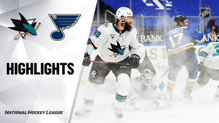 NHL Highlights | Sharks @ Blues 1/20/21